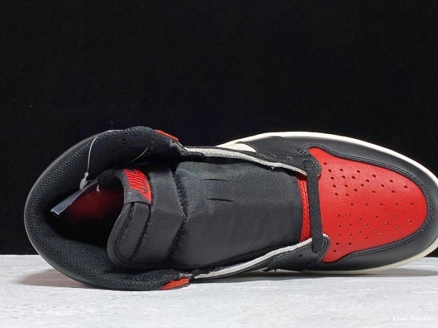 Kick Theory Bred Air 555088-610 Retro OG High 1 Toe Jordan 0715